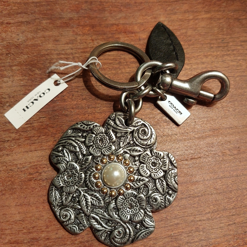 Coach Tea Rose Bag Charm